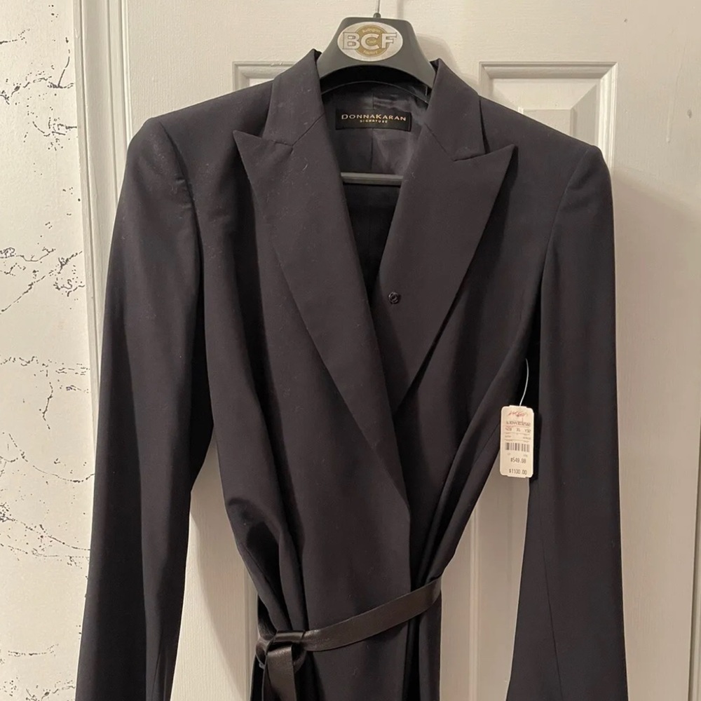 NEW! Donna Karen Black signature Blazer with tags